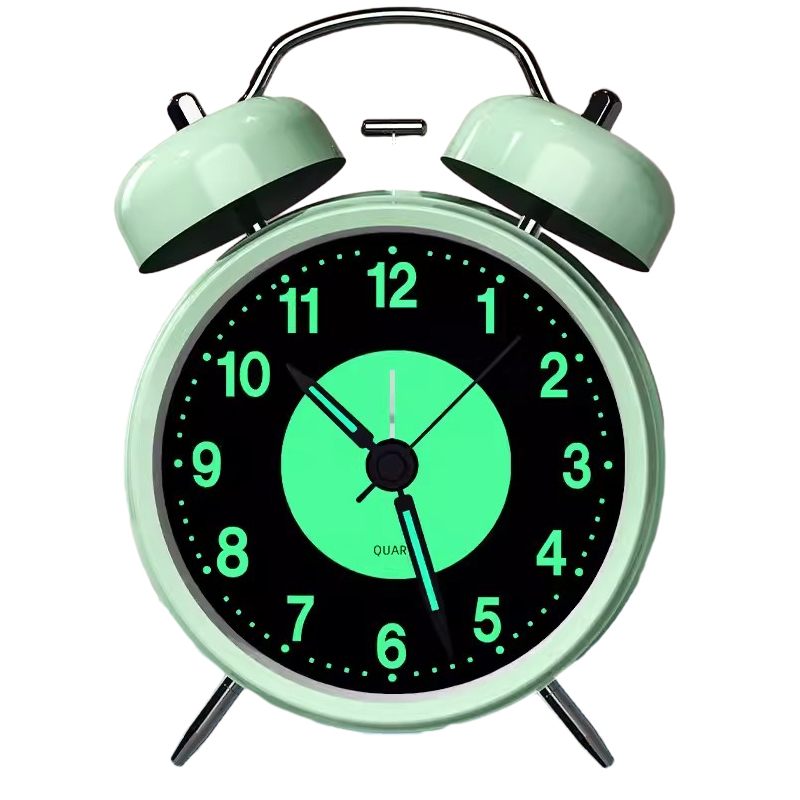Vintage Alarm Clock - Réveil à double cloche en métal