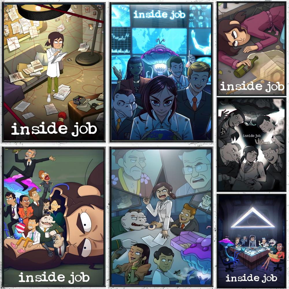 Home Decor Jobs - Affiche d'Anime Cartoon I-Inside Job pour