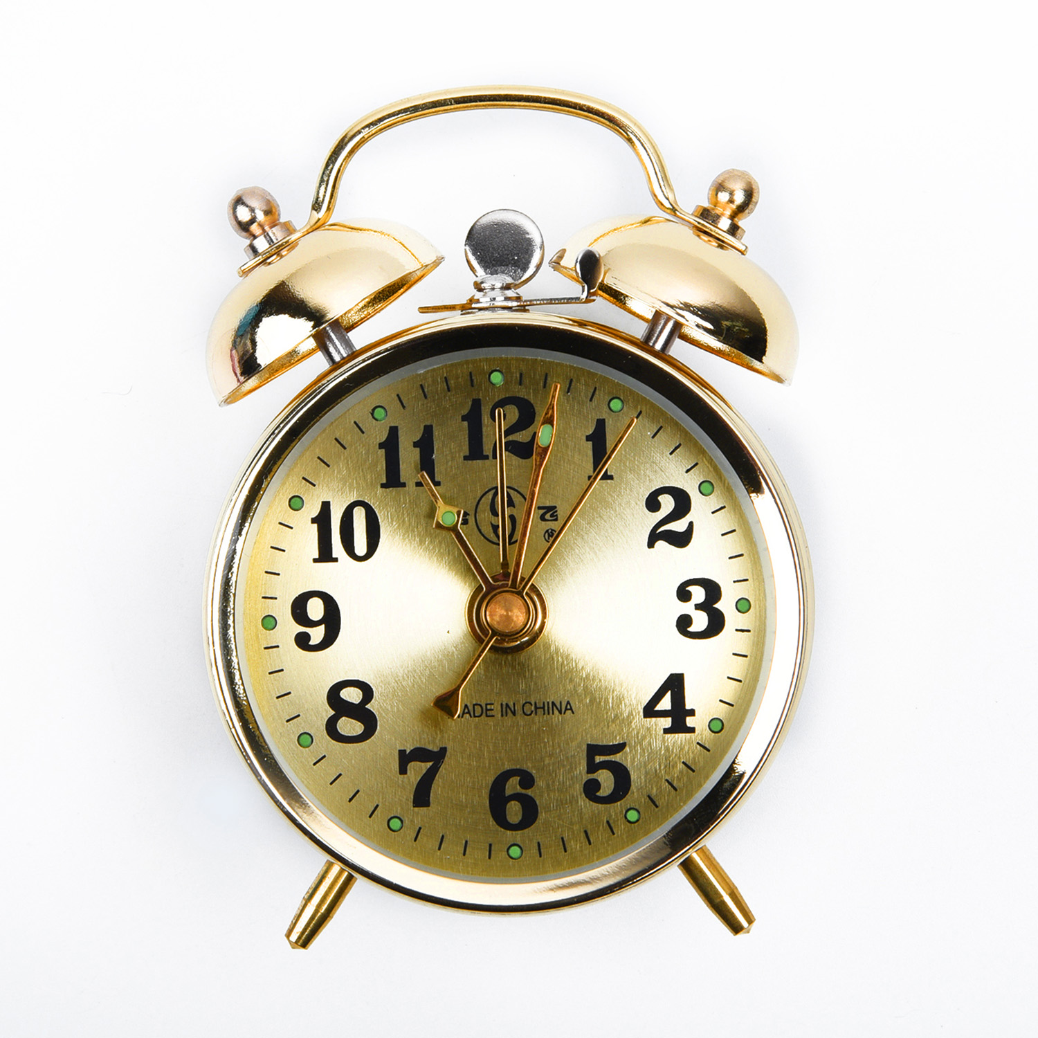 Vintage Alarm Clock - 1 pièces rétro pur cuivre fer
