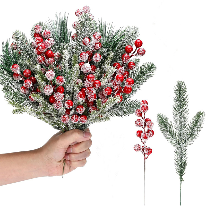 Home Decor Xmas Tree - Décoration de noël 20/26cm, Branches d'aiguilles
