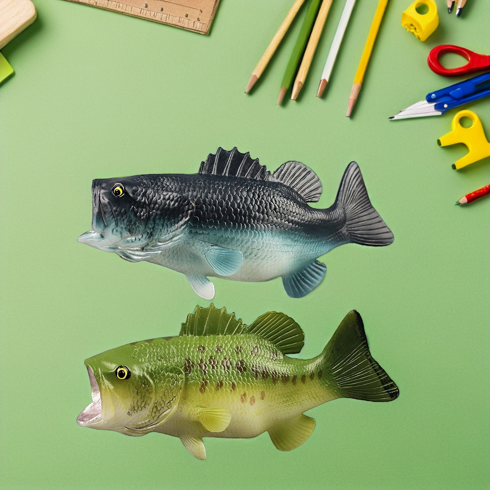Home Decor Simulator - 2 pièces de figurines de poissons