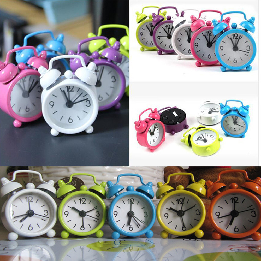Vintage Alarm Clock - Créatif mignon Mini métal petite réveil