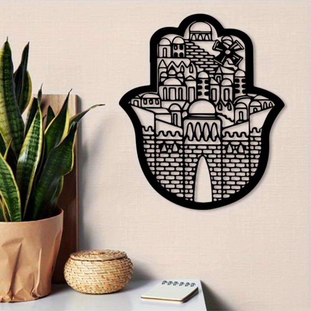 Home Decor Wall Art - CIFBUY Art mural en fer, architecture