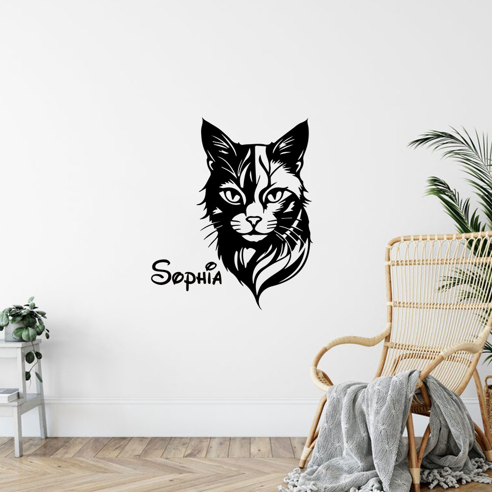 Home Decor Wall Stickers - Autocollant mural personnalisé avec nom de