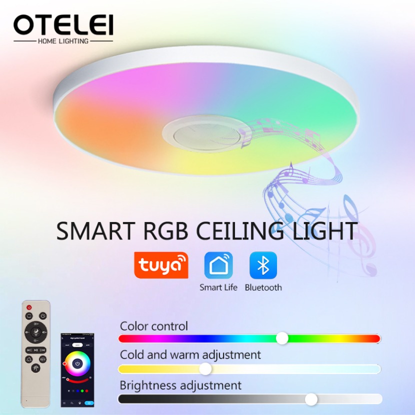 Home Decor App Free - Plafonnier LED Tuya Smart Music avec