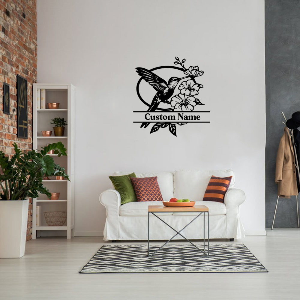 Home Decor Wall Stickers - Autocollants muraux créatifs avec nom personnalisé,