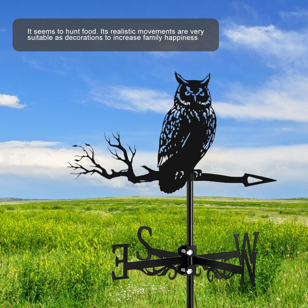 Home Decor Simulator - Girouette de hibou, art de simulation,