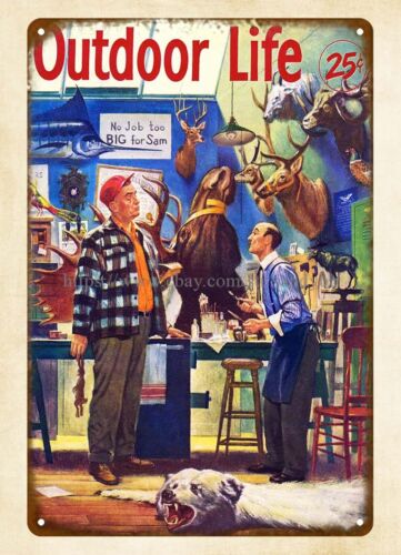 Home Decor Jobs - Couverture du magazine OUTDOOR LIFE, plaque