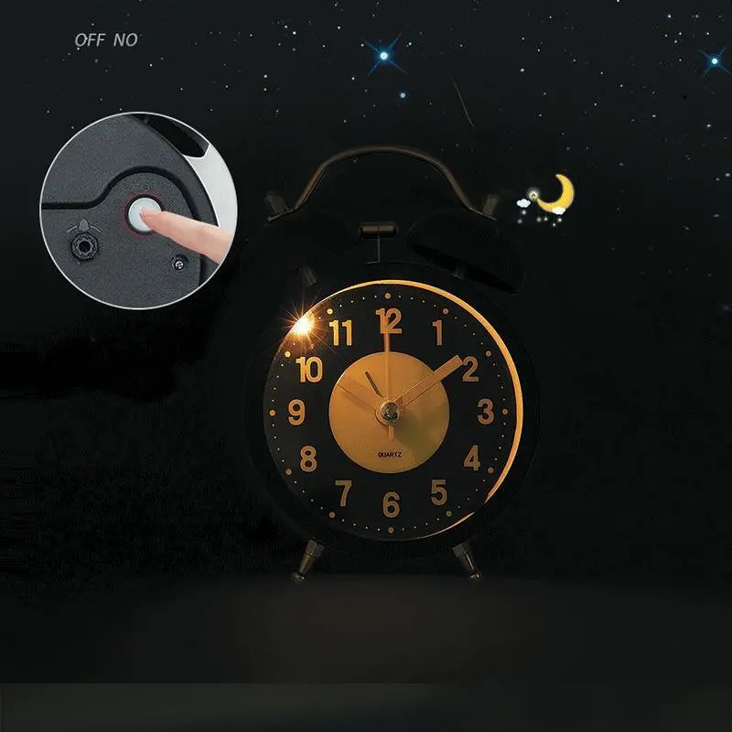Réveil à double cloche en méta - Vintage Alarm Clock avis et prix