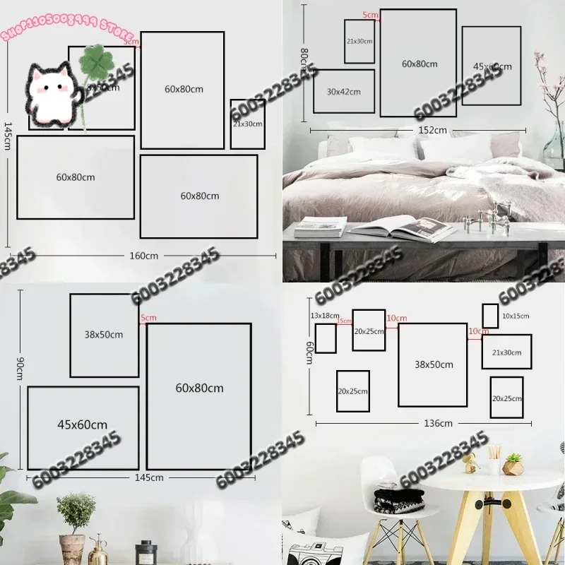 1PC Affiche sur toile sans cad - Home Decor Vase avis et prix