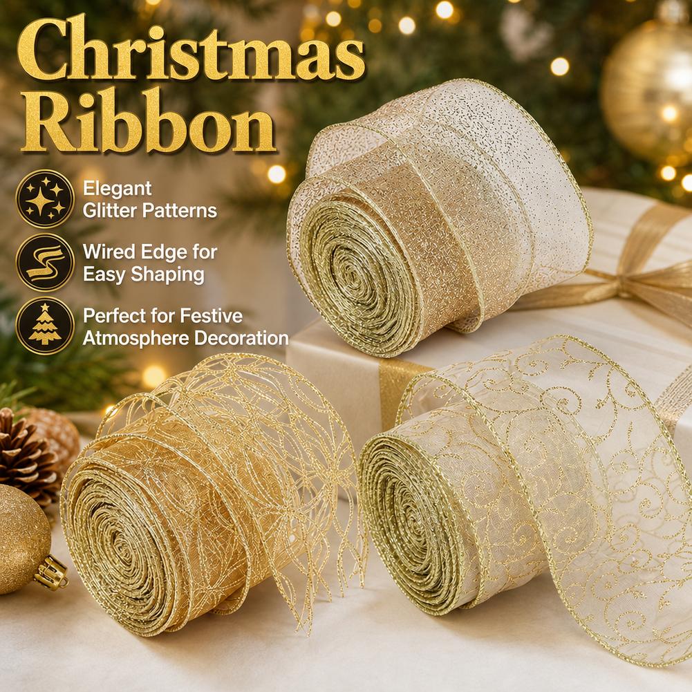 Ruban de Noël 2m 2027, ruban p - Home Decor Xmas Tree avis et prix