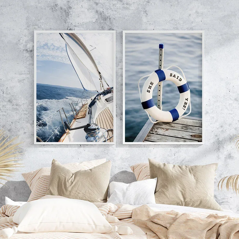 Vase de voilier blanc, soleil  - Home Decor Vase avis et prix