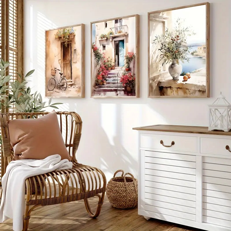 Lot de 3 tableaux modernes géo - Home Decor Vase avis et prix