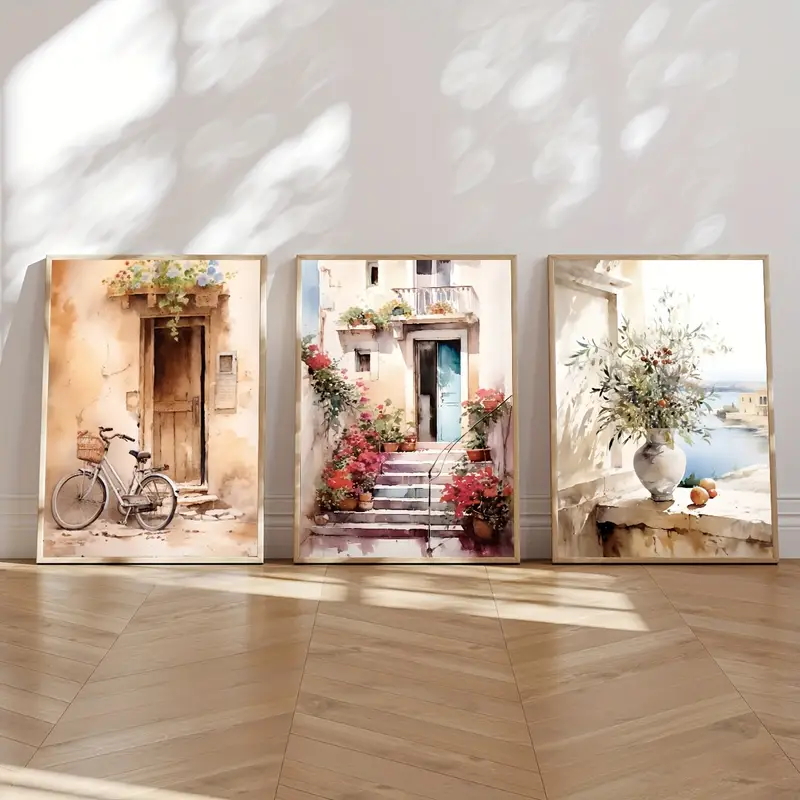 Lot de 3 tableaux modernes géo - Home Decor Vase avis et prix