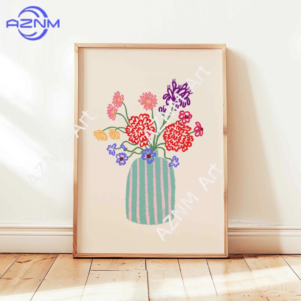 1/3 pièces Affiche abstraite d - Home Decor Vase avis et prix