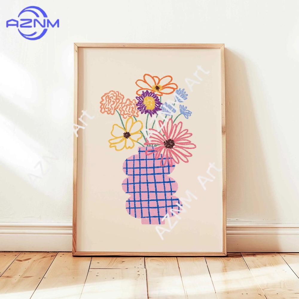 1/3 pièces Affiche abstraite d - Home Decor Vase avis et prix