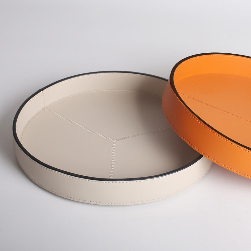 Plateau en cuir moderne pour o - Vanity Home Decor avis et prix