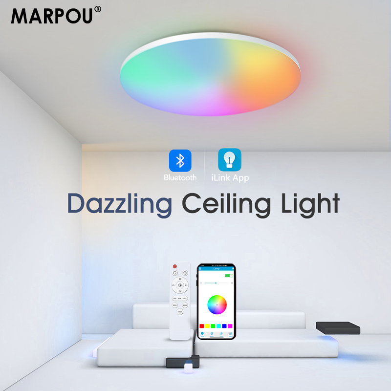 MARPOU-Plafonnier RVB Coloré p - Home Decor App Free avis et prix