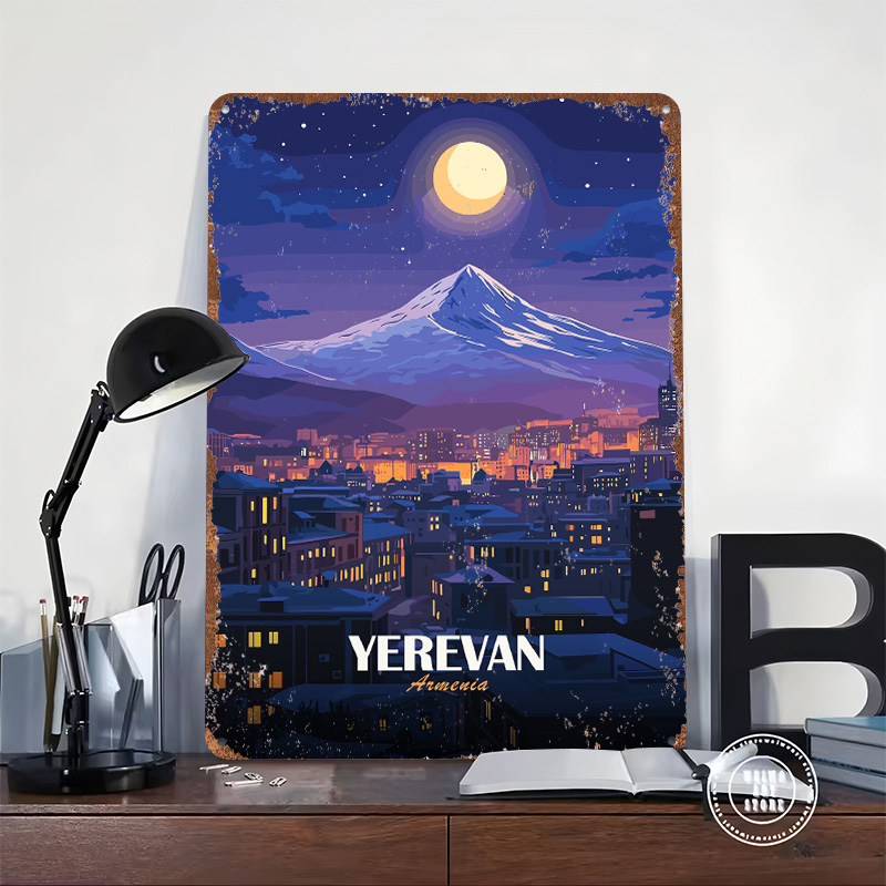 Affiche métallique Paysage noc - Home Decor Yerevan avis et prix