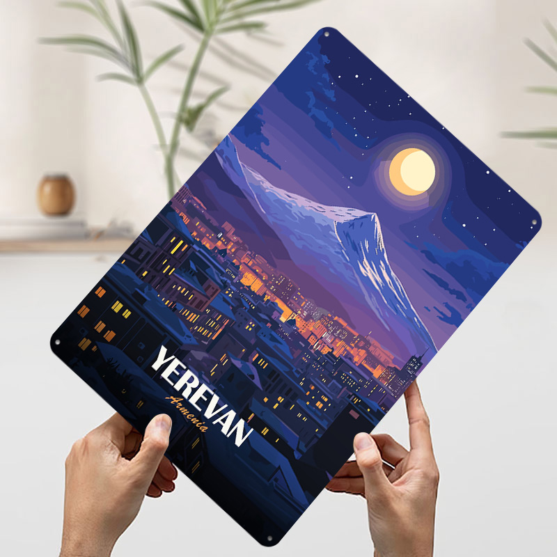 Affiche métallique Paysage noc - Home Decor Yerevan avis et prix