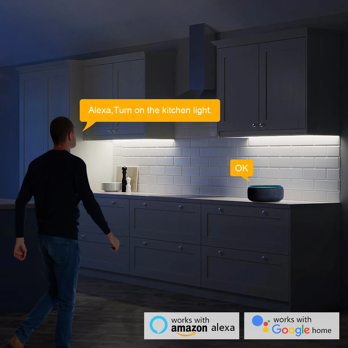 Lampe LED à commande vocale Zi - Home Decor App Free avis et prix