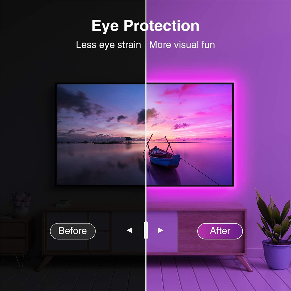 RGB5050 TV LED rétro-éclairage - Home Decor App Free avis et prix