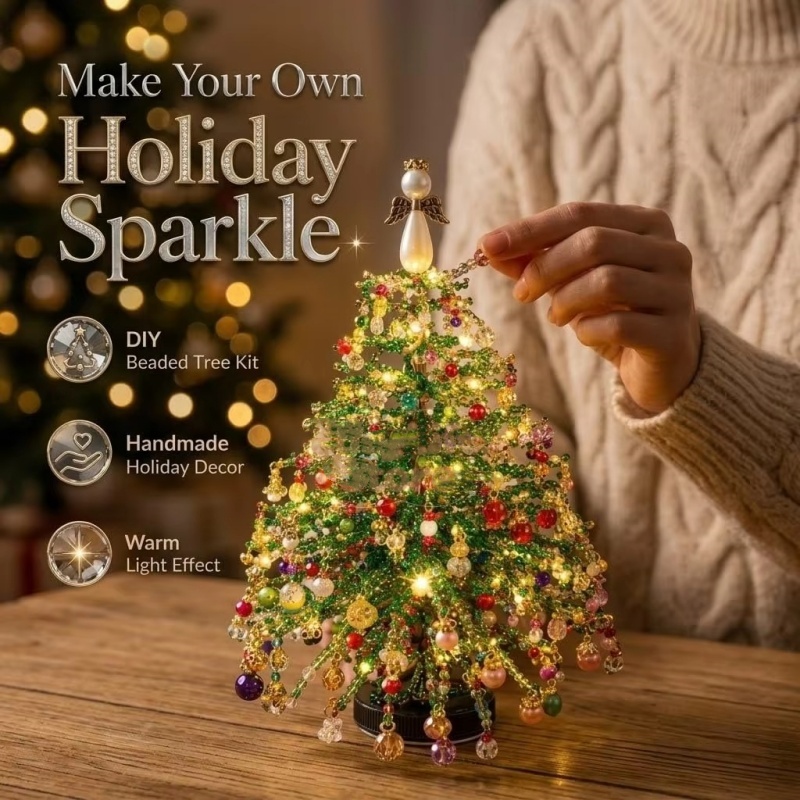 Kit DIY Arbre de Noël Perlé av - Home Decor Xmas Tree avis et prix