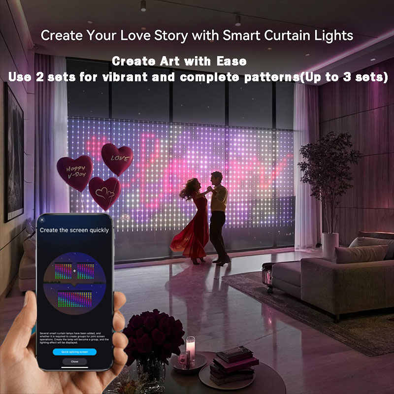 GCTECHING noël LED rideau inte - Home Decor App Free avis et prix
