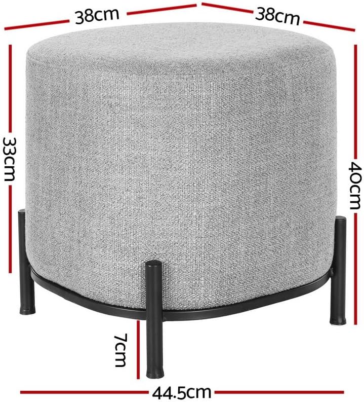 **/Ottoman, repose-pieds rond, - Home Decor Furniture avis et prix