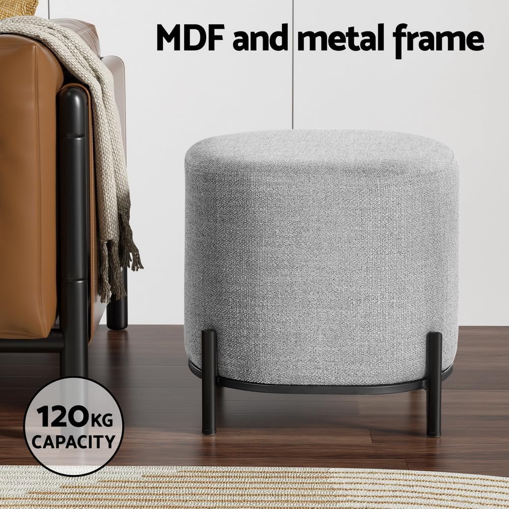 **/Ottoman, repose-pieds rond, - Home Decor Furniture avis et prix