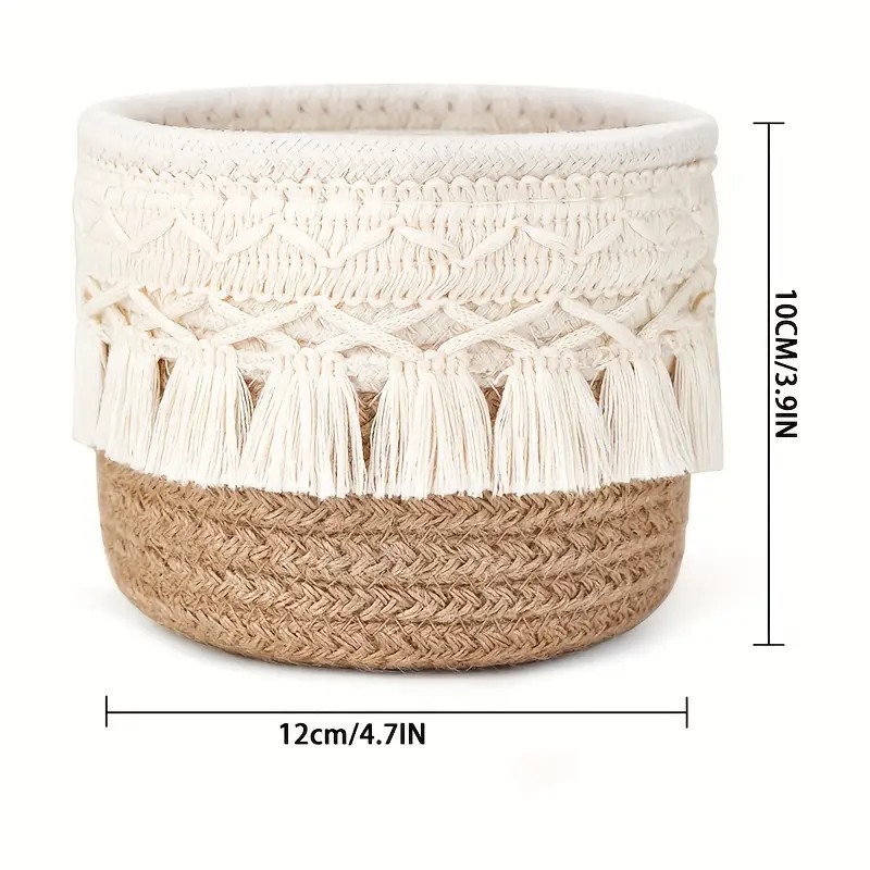 Panier de rangement tissé à po - Vanity Home Decor avis et prix