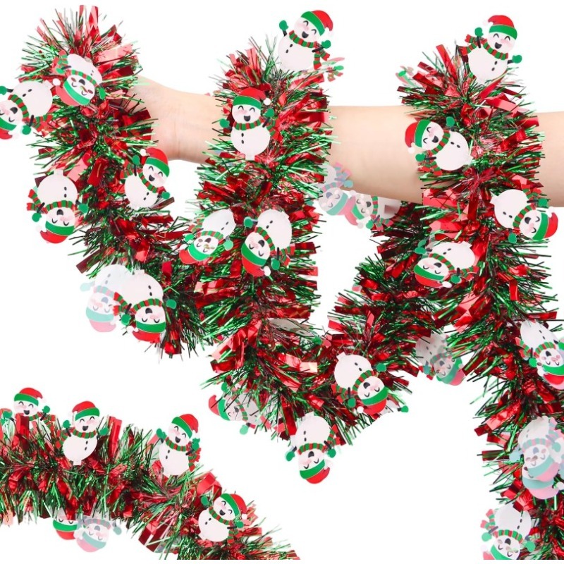 Guirlande de Noël rouge et ver - Home Decor Xmas Tree avis et prix