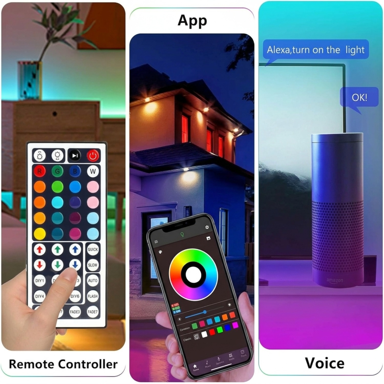 Bande LED RGB 10M 20M 30M, écl - Home Decor App Free avis et prix