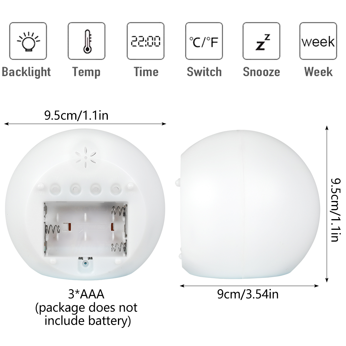 Réveil numérique LED pour enfa - Vintage Alarm Clock avis et prix