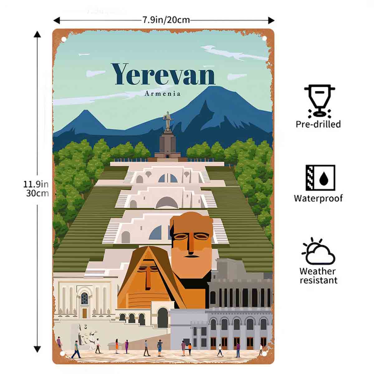 Décoration murale en métal 2D  - Home Decor Yerevan avis et prix