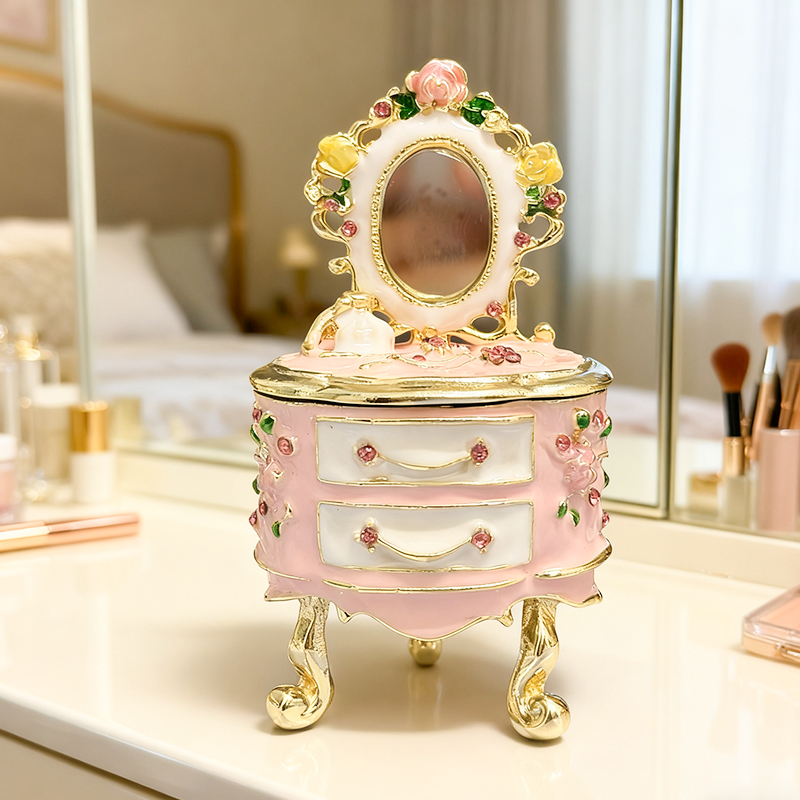 Petite boîte à bijoux peinte à - Vanity Home Decor avis et prix
