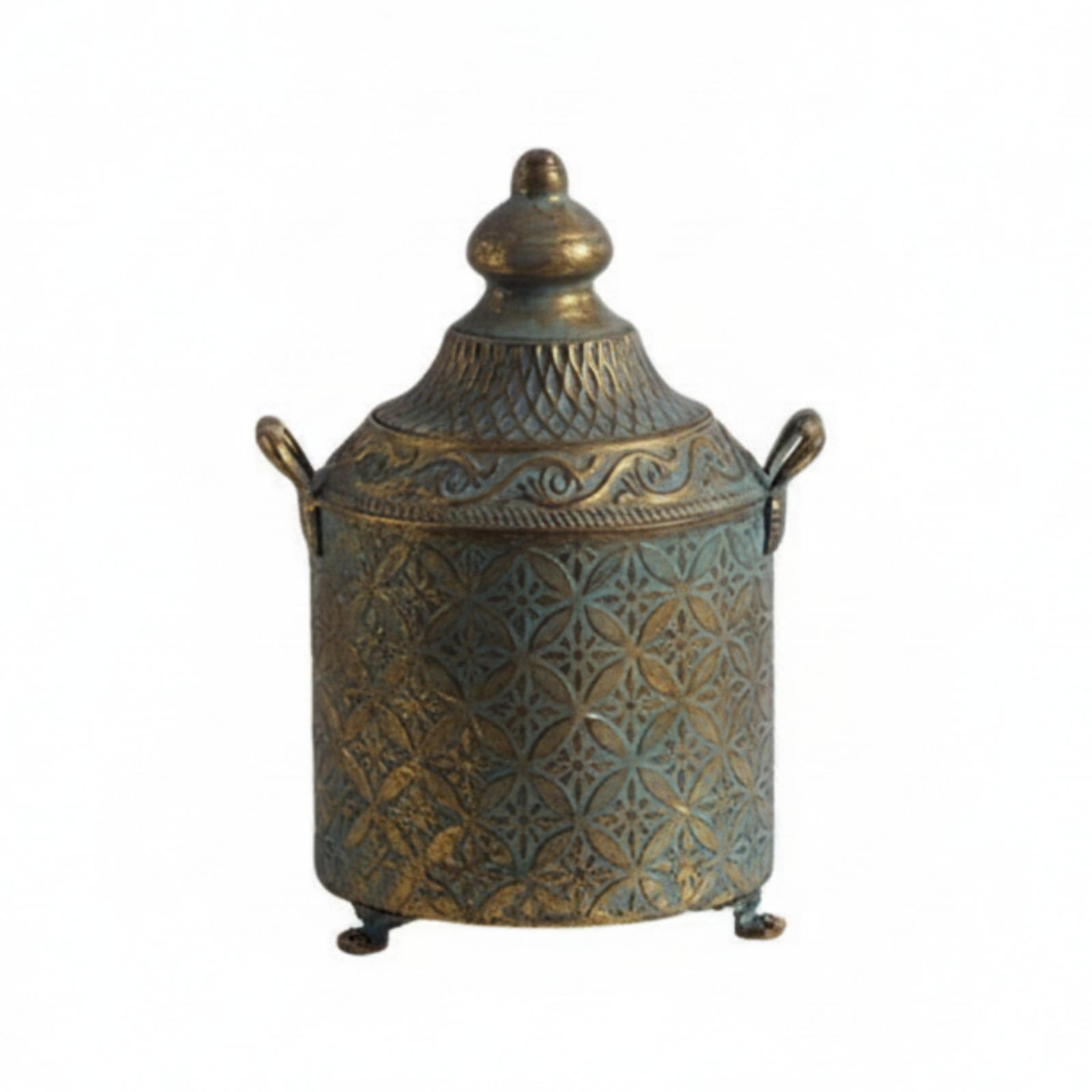 Vase décoratif en fer doré vie - Home Decor Vase avis et prix