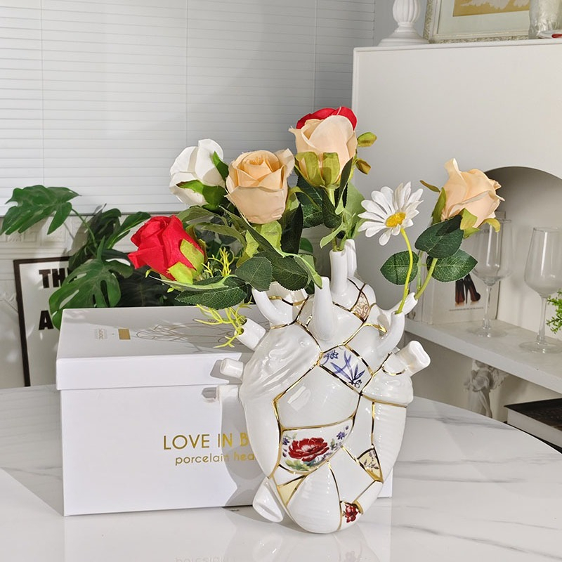Vase en forme de cœur pour sal - Home Decor Vase avis et prix