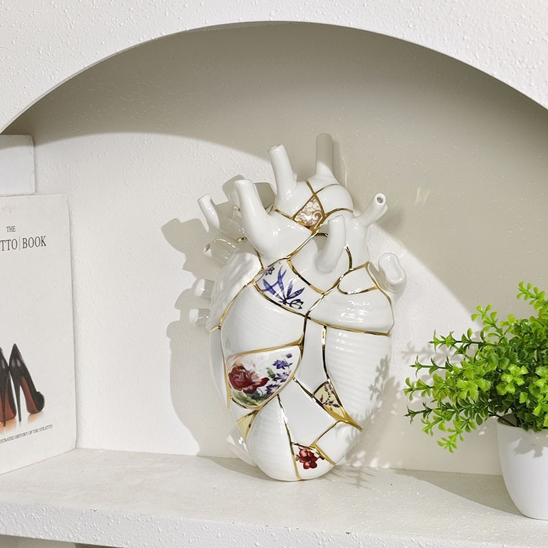 Vase en forme de cœur pour sal - Home Decor Vase avis et prix