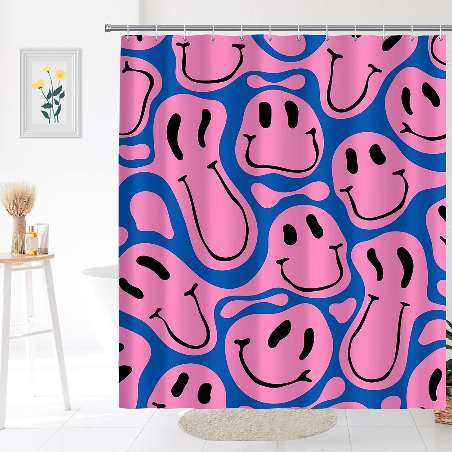 Rideau de douche avec imprimé  - Home Decor Emoji avis et prix