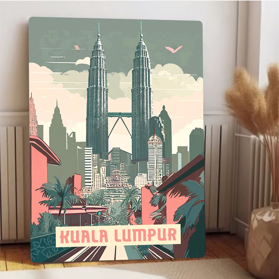 Kuala Lumpur Skyline – Art mur - Home Decor Kuala Lumpur avis et prix