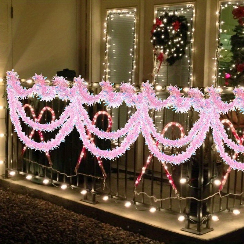 Guirlande de Noël rose de 13 p - Home Decor Xmas Tree avis et prix