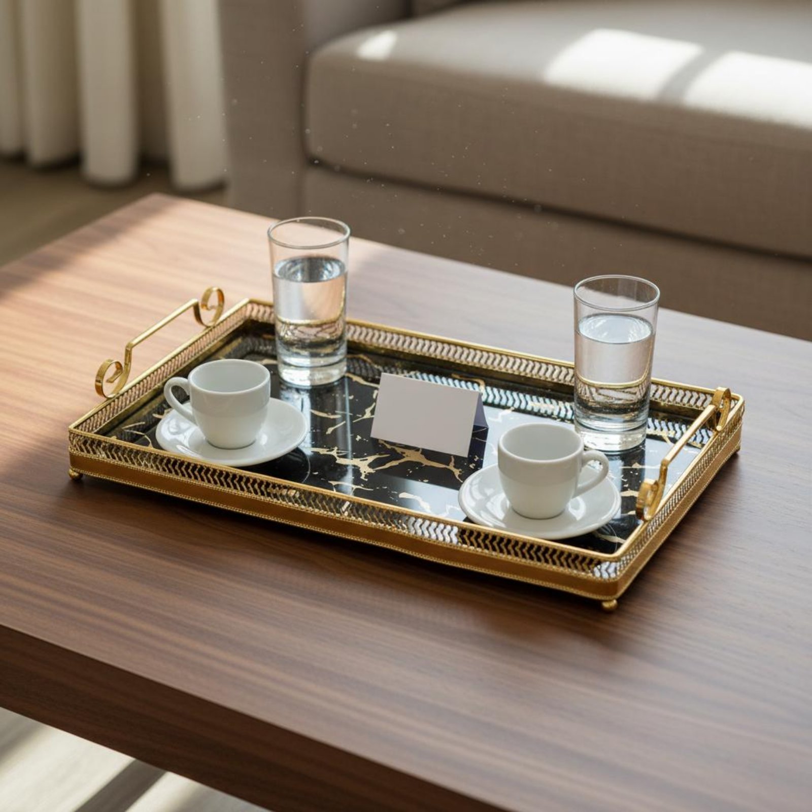 Plateau miroir décoratif, desi - Vanity Home Decor avis et prix
