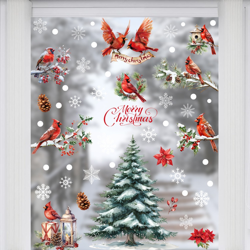 9 autocollants de Noël pour fe - Home Decor Xmas Tree avis et prix
