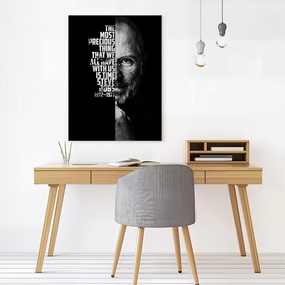 Affiche sur toile Steve Jobs,  - Home Decor Jobs avis et prix