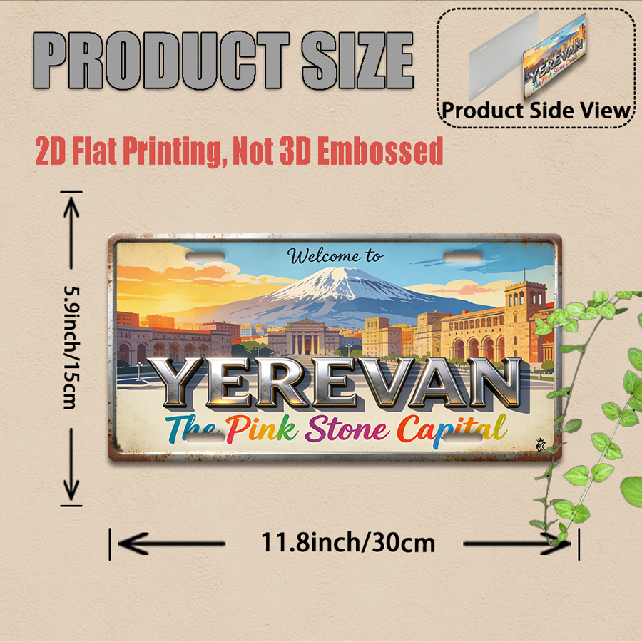 Plaque murale 2D plate, 1 pièc - Home Decor Yerevan avis et prix