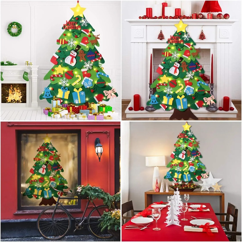 Arbre de Noël en feutre à fair - Home Decor Xmas Tree avis et prix