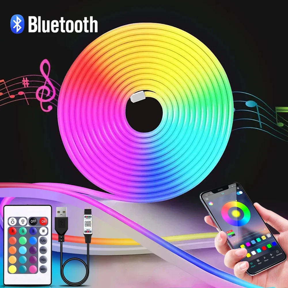 Bande lumineuse LED néon RGB,  - Home Decor App Free avis et prix